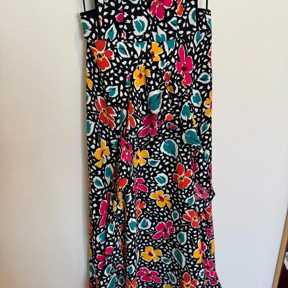 Topshop Multicolor Floral Pinafore Dress - Picture 4 of 11